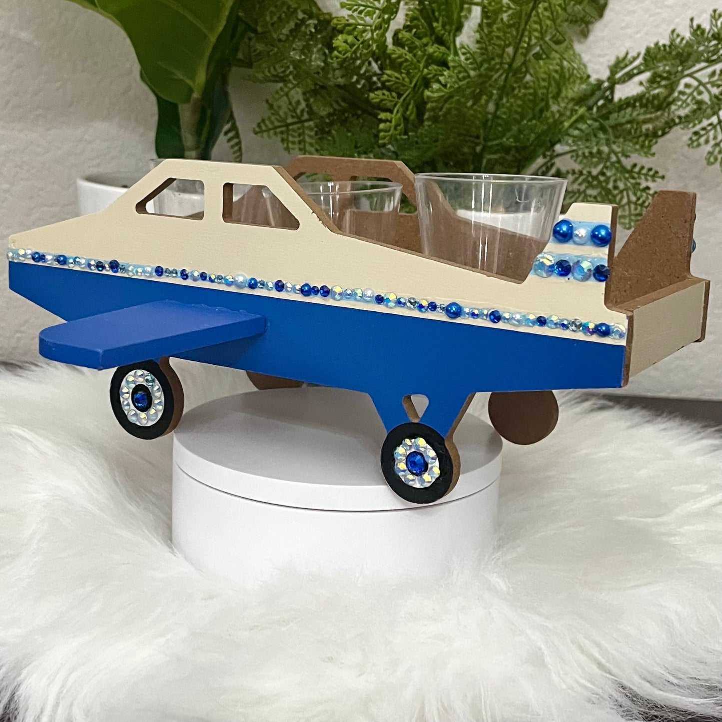 Airplane Shot Glass Holder