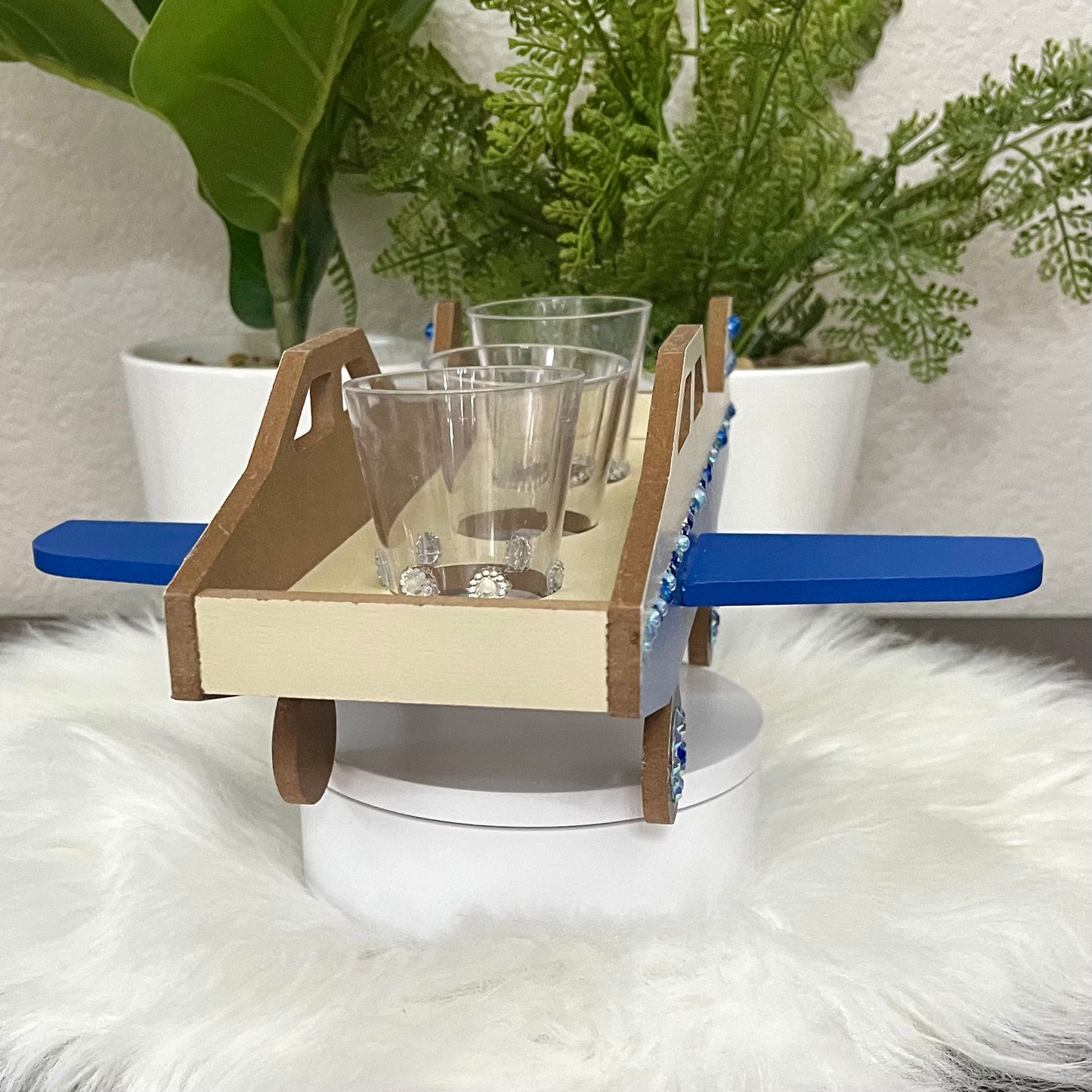 Airplane Shot Glass Holder