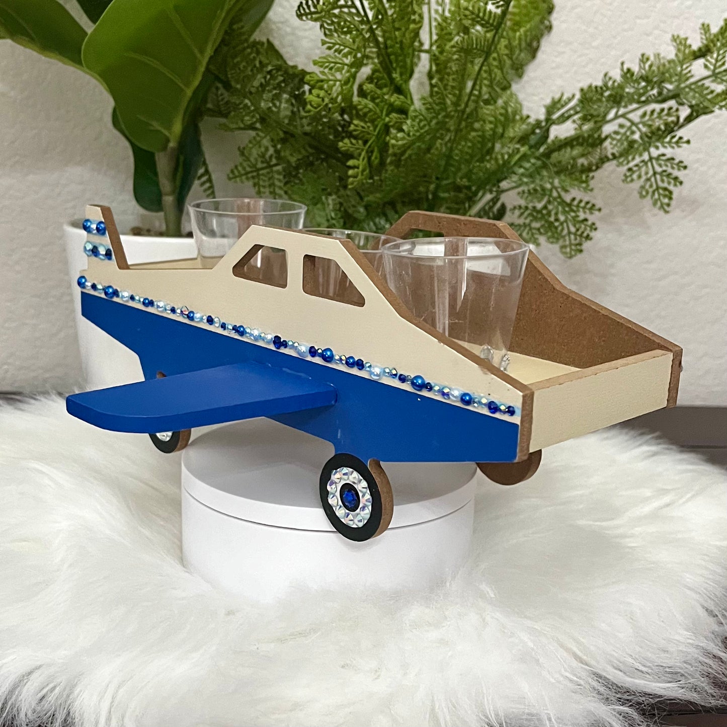 Airplane Shot Glass Holder