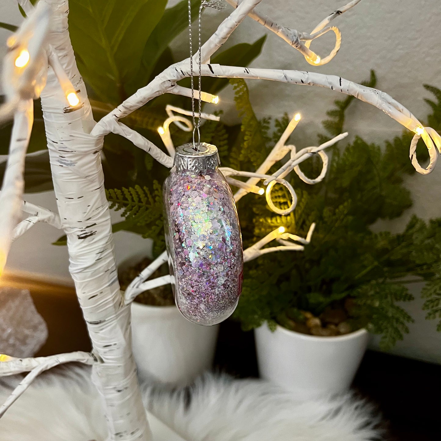 North Pole Glass Ornament
