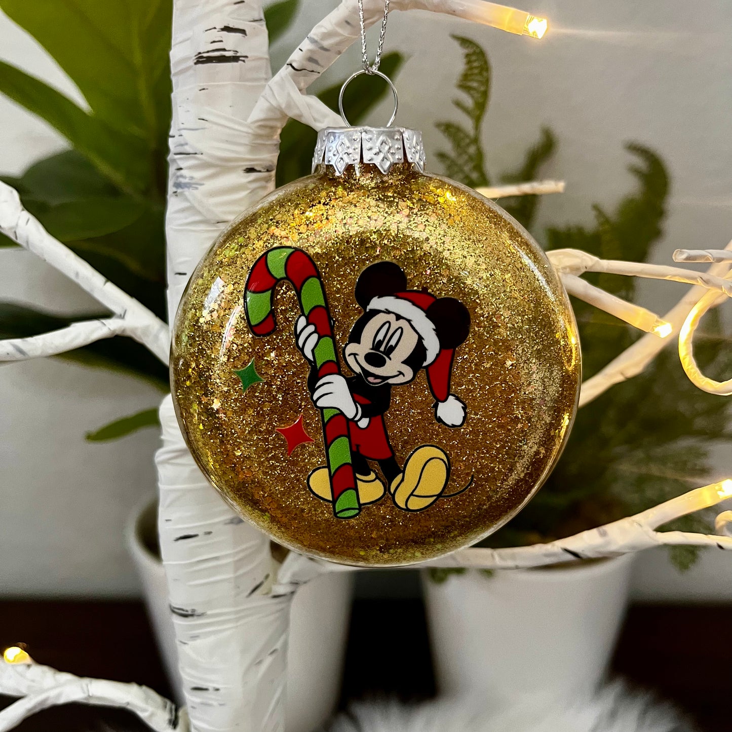 Mouse Glass Ornament