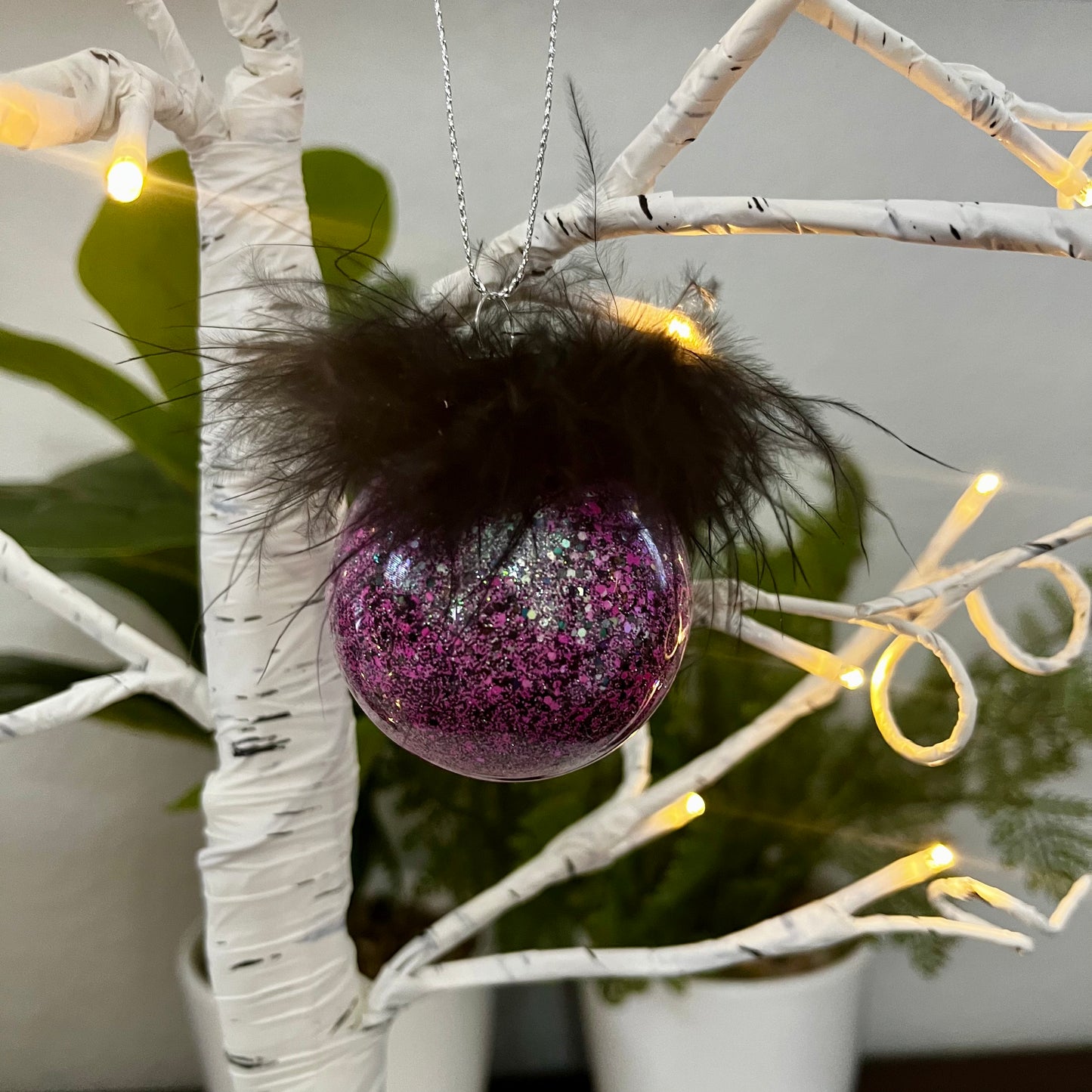 Fur Glass Ornament
