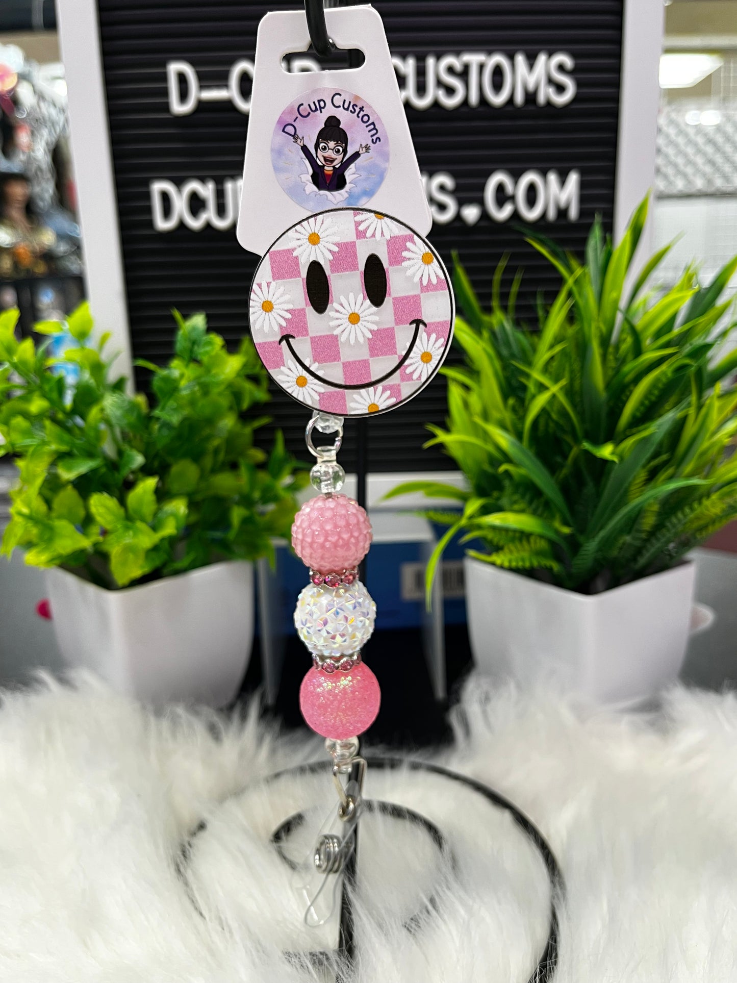 Smiley Face Pink