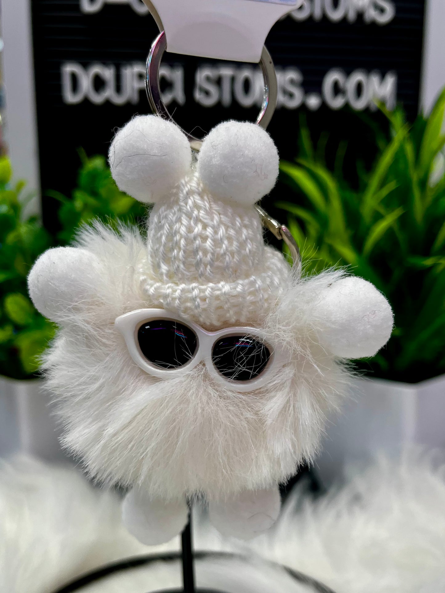 Floof with Sunglasses (White)
