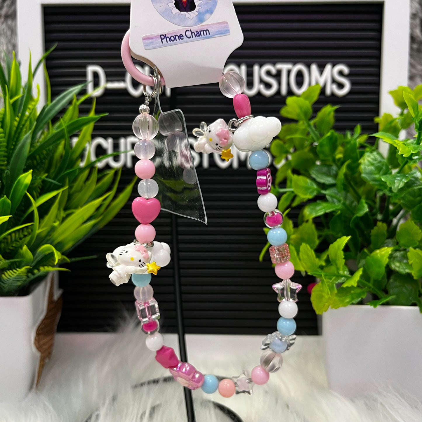 Kitty Angel HK Phone Charm