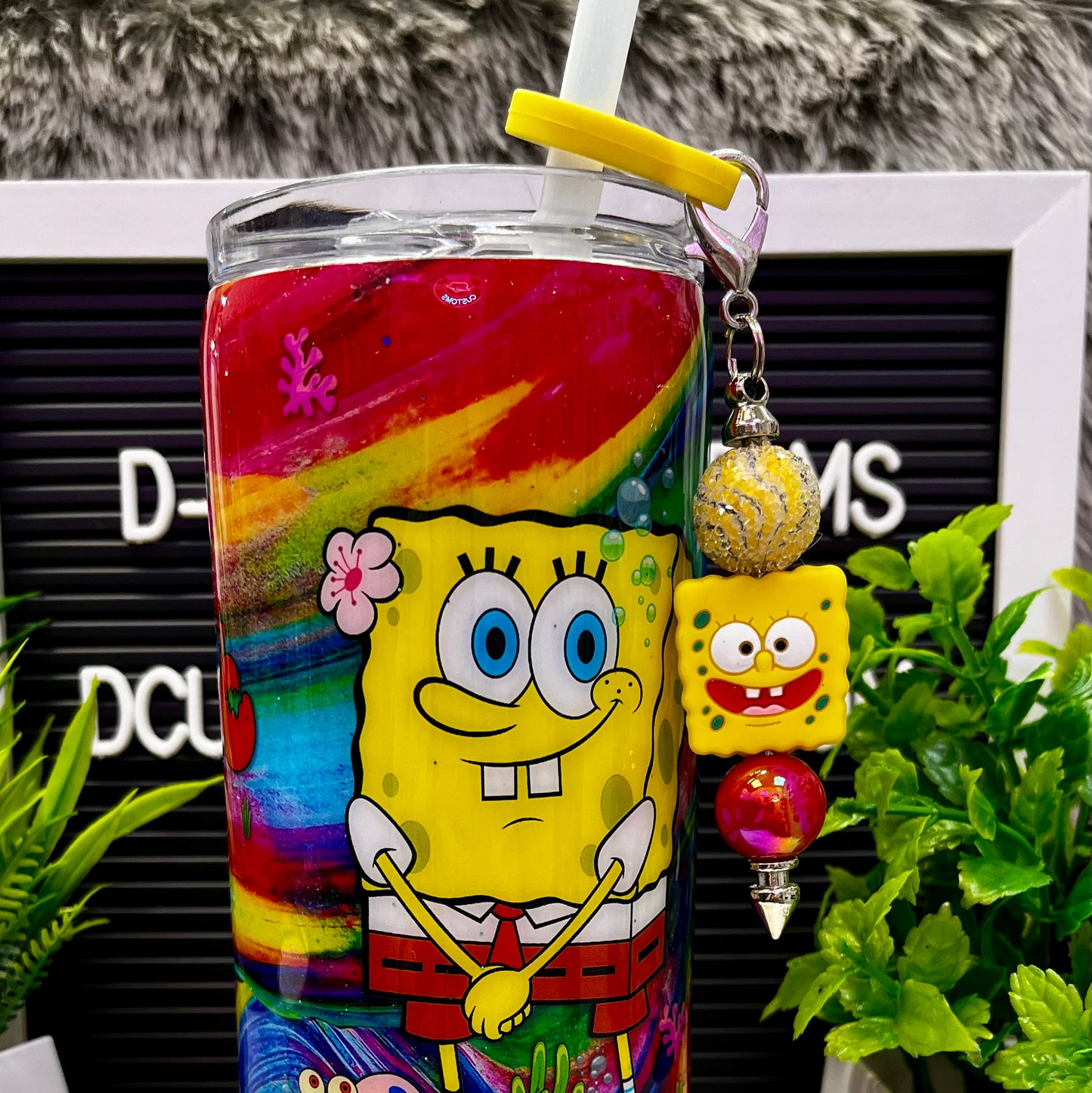 Sponge in the Sea Charm