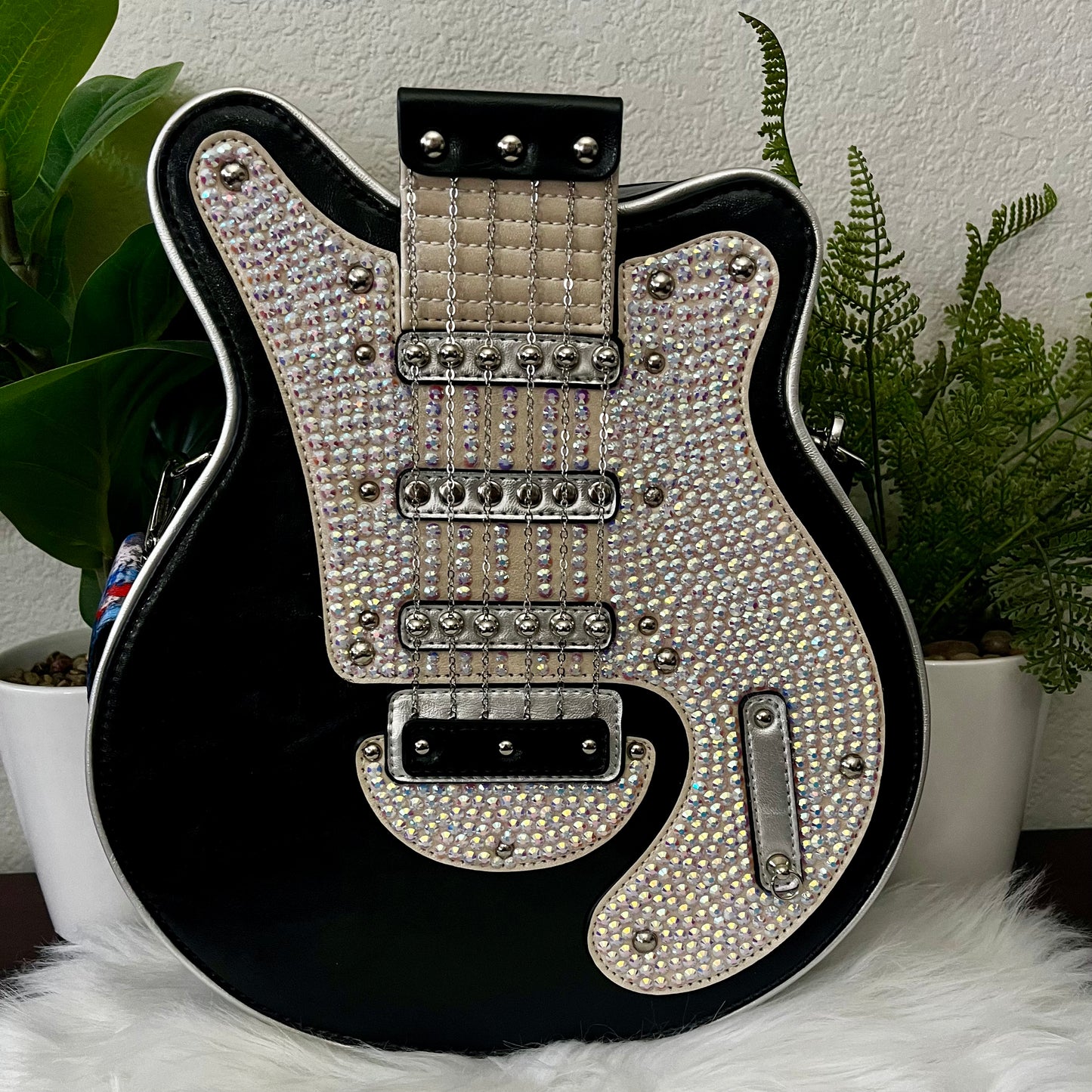 Black and White Guitar Purse