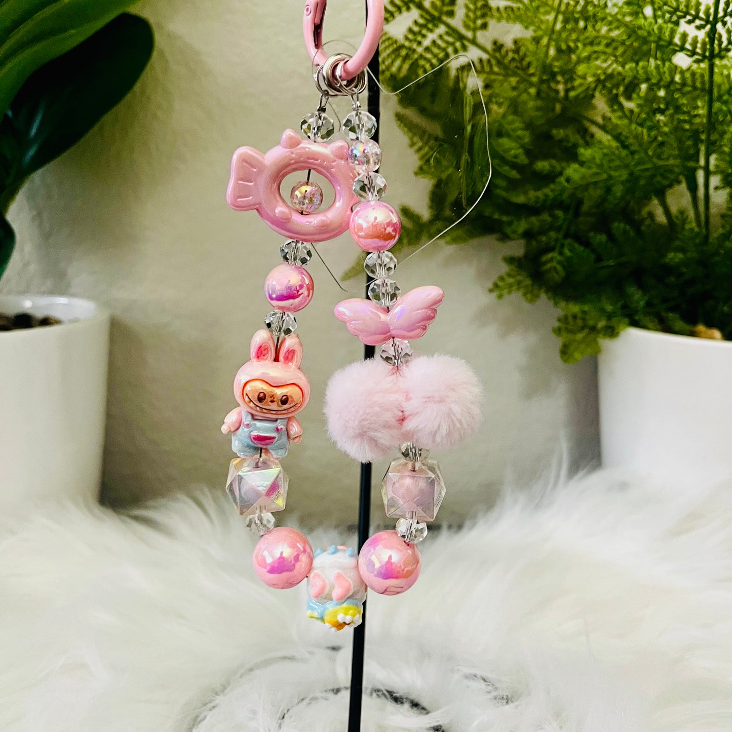 Mischievous Smile Pink Monster