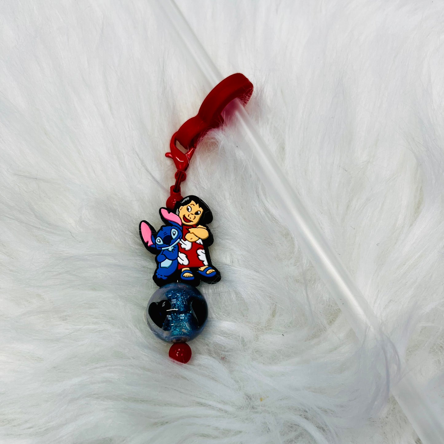 Blue Alien and Friend Charm