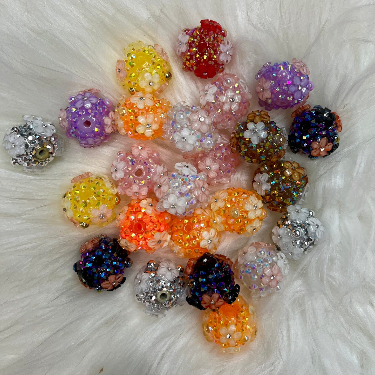 Flower 3D Rhinestone (18mm)
