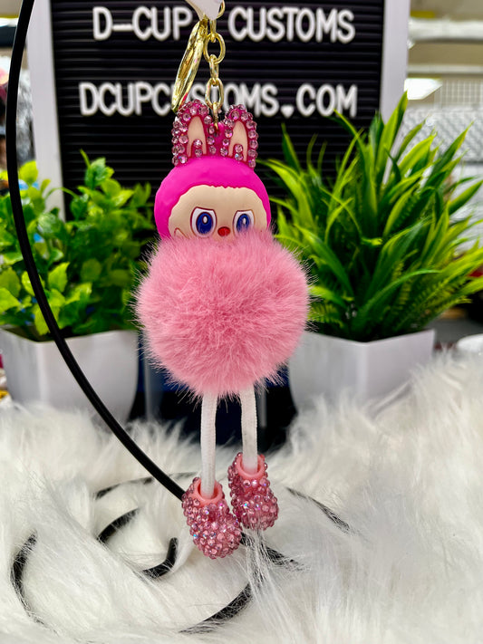 Cute Pink Monster with Dangle Legs