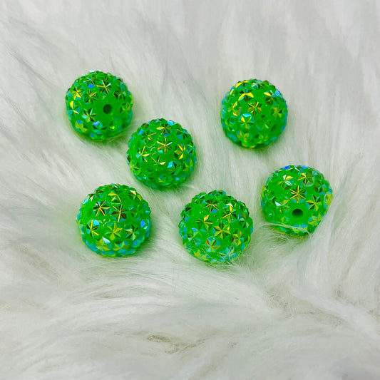 Rhinestone Star Beads (20mm)