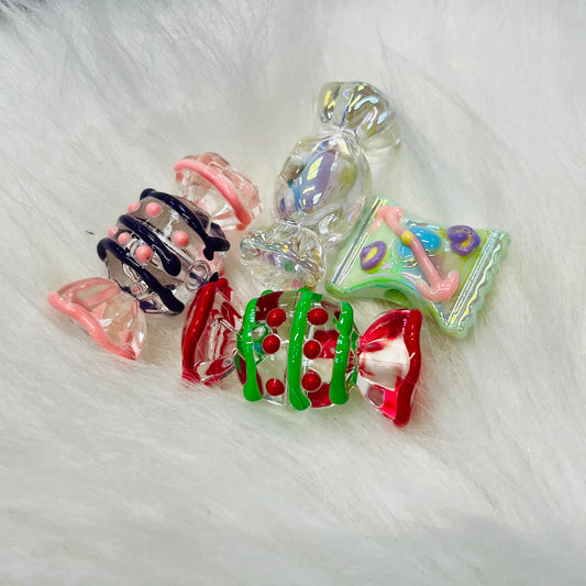 Hand Painted Beads - Candy