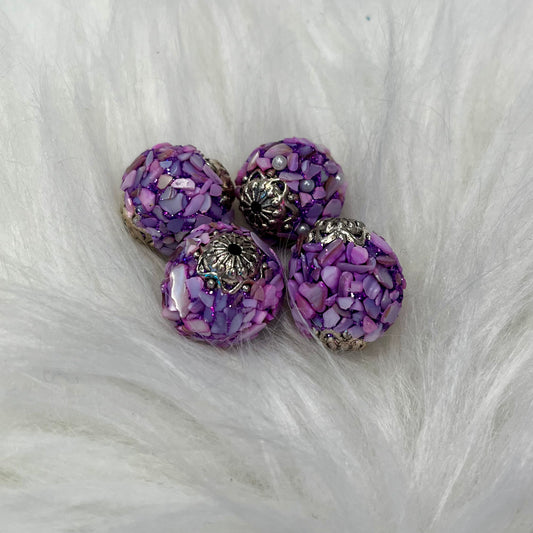 Purple Stone Beads